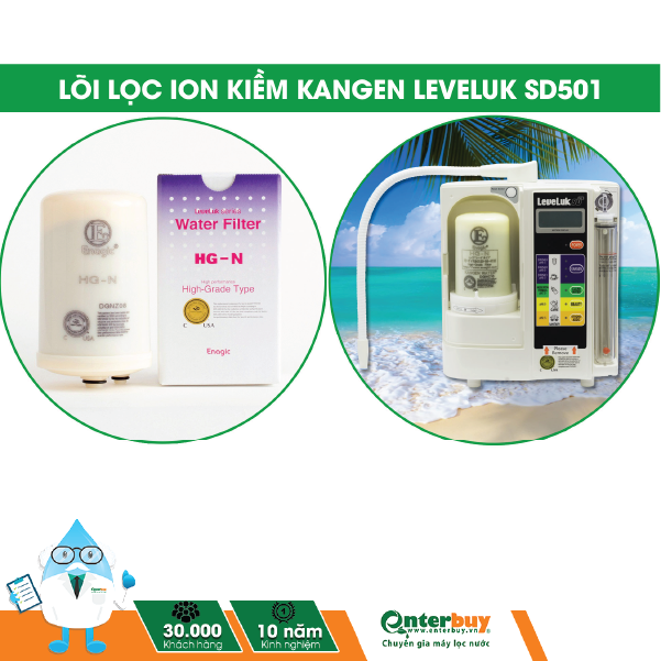 Leveluk SD501 đem đến nguồn nước sạch khuẩn cho người dùng.