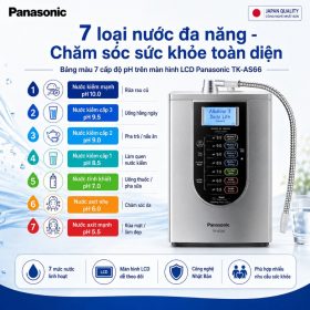 Máy lọc nước điện giải ion Kiềm Panasonic TK-AS66
