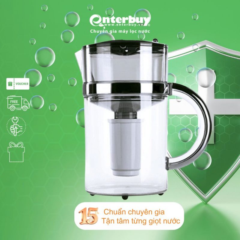 Bình lọc nước kháng khuẩn nano Geyser Mattise Chrome – 4.0