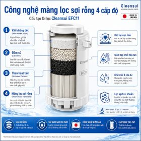 Thiết bị lọc nước lắp tại vòi Misubishi Cleansui EF102 - CSP801E