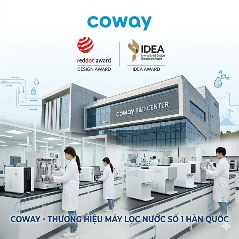 Máy lọc nước nóng lạnh Coway CHP- 671R