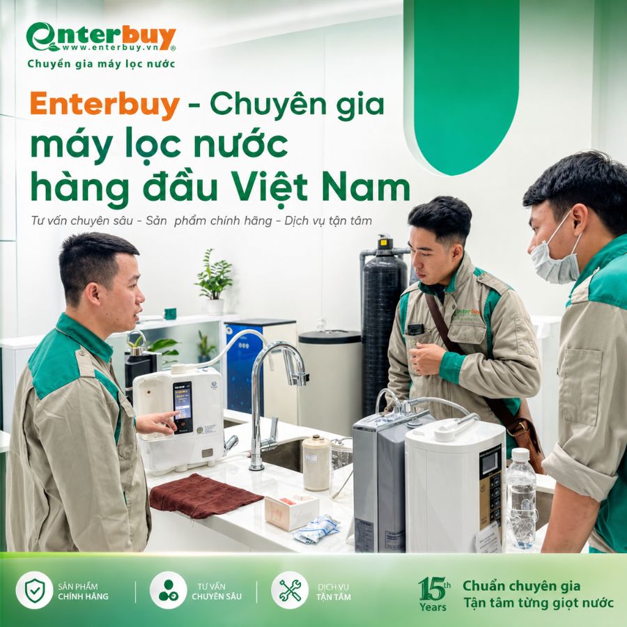 Enterbuy - Chuyên gia máy lọc nước hàng đầu Việt Nam
