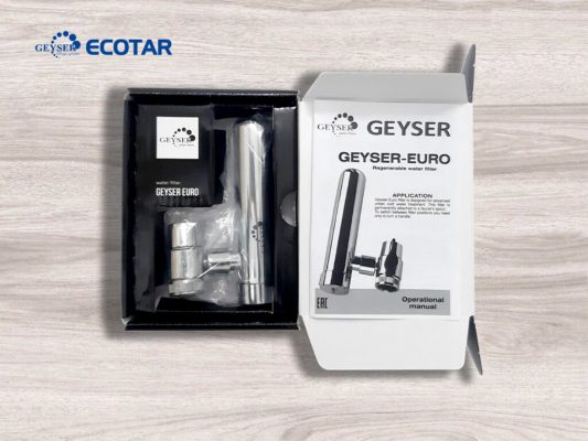 Hình ảnh thực tế vòi nước Geyser Euro M