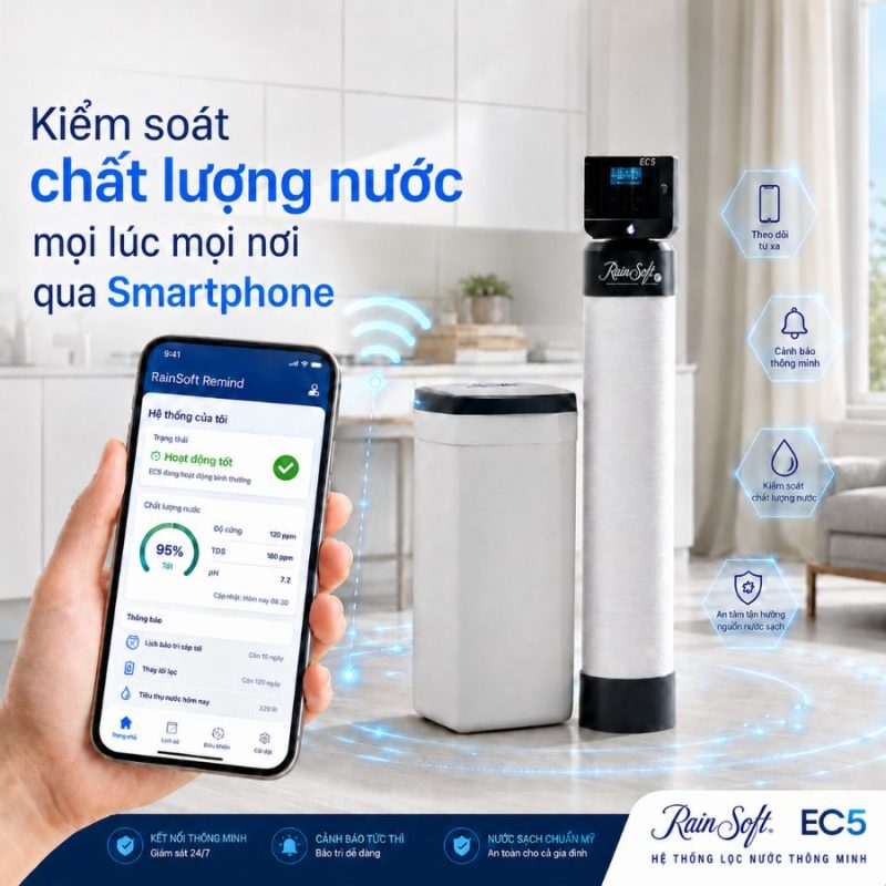 Hệ thống lọc nước đầu nguồn Rainsoft EC5