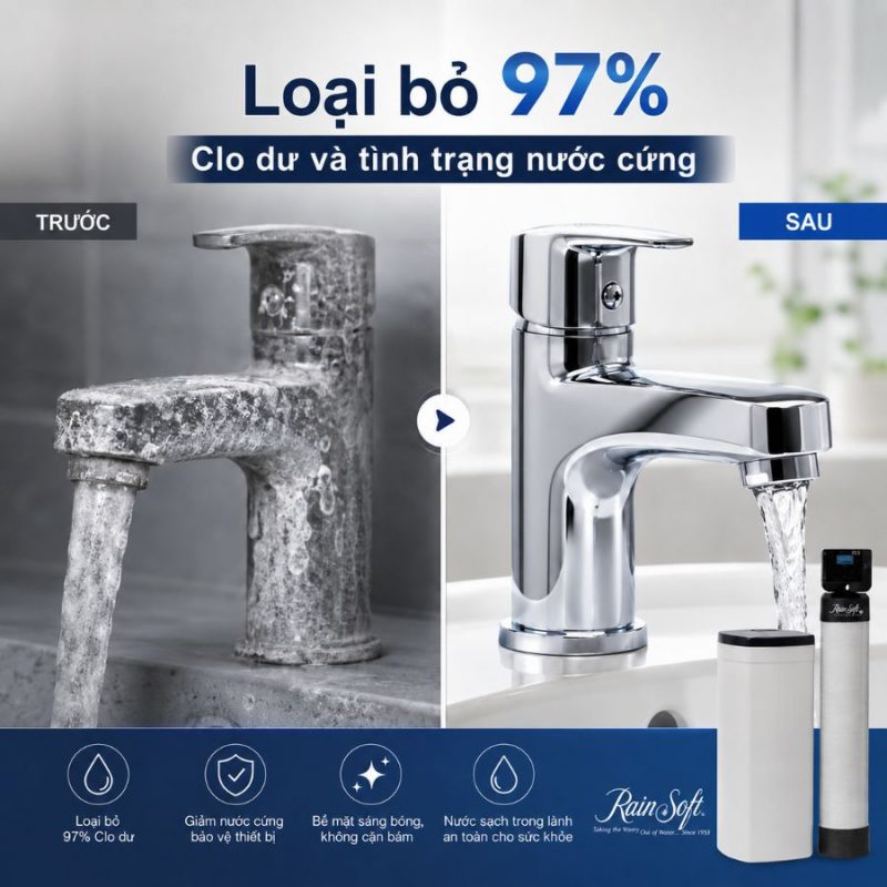 Hệ thống lọc nước đầu nguồn Rainsoft EC5