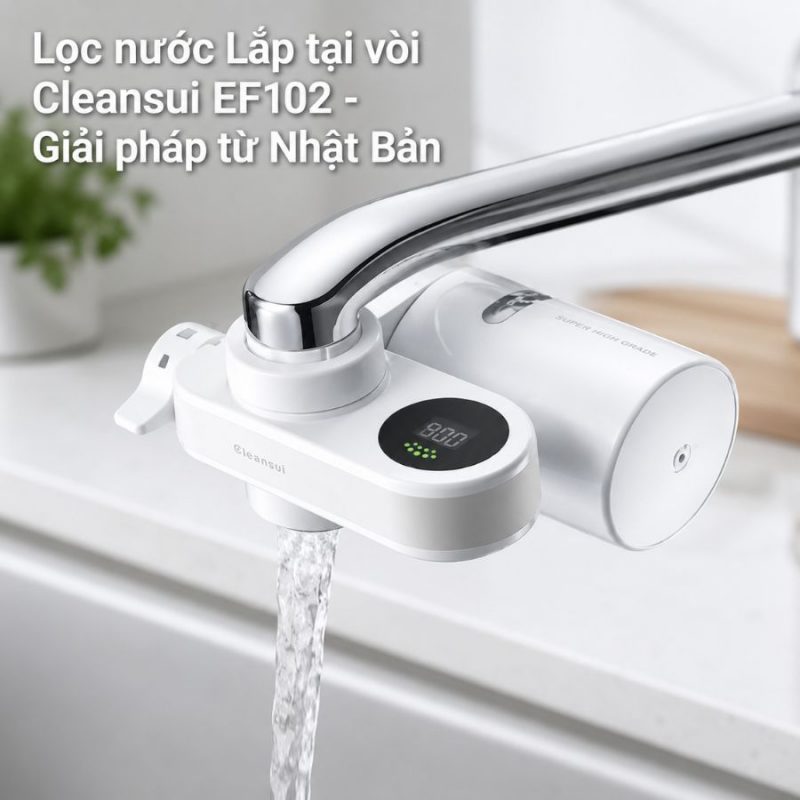 Thiết bị lọc nước lắp tại vòi Misubishi Cleansui EF102 - CSP801E