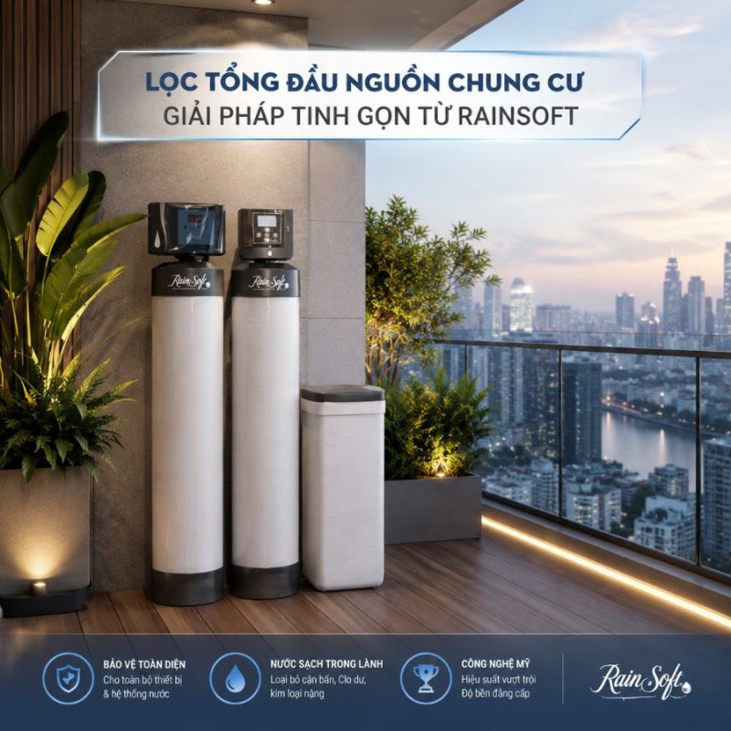 Hệ thống lọc nước đầu nguồn RainSoft EC4