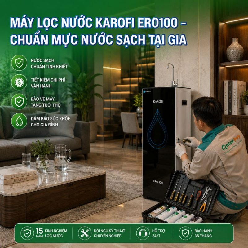 Máy lọc nước KAROFI ERO100