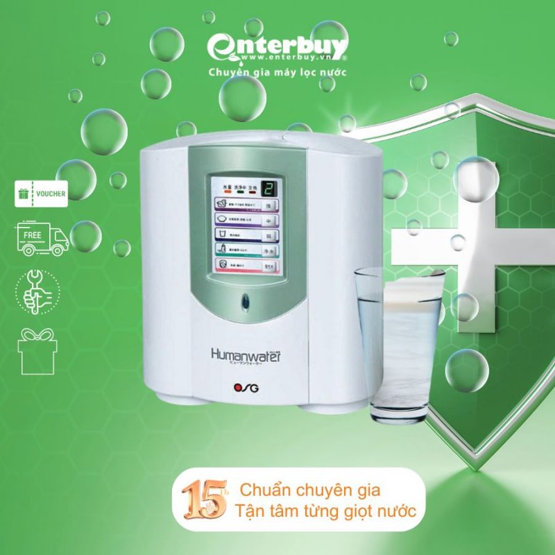 Máy điện giải ion kiềm OSG Human Water HU -121