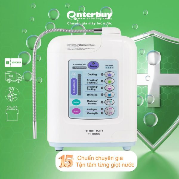 Máy lọc nước ion kiềm Trim ion Ti-9000