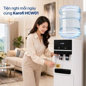 Máy lọc nước nóng lạnh ấm Karofi HCW01