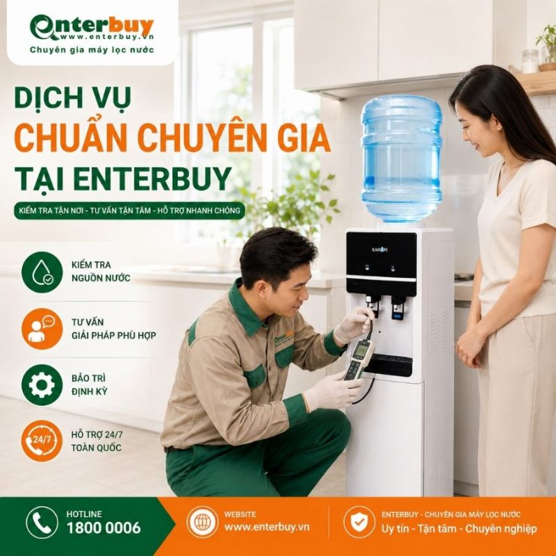 Máy lọc nước nóng lạnh ấm Karofi HCW01