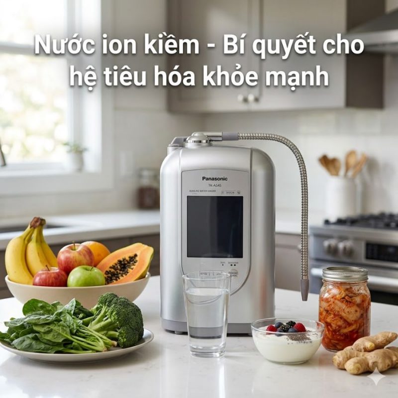 Máy lọc nước điện giải ion Kiềm Panasonic TK-AS45