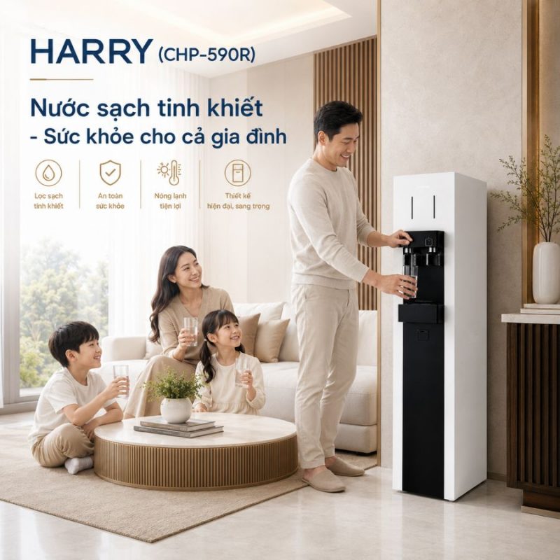 Máy lọc nước nóng lạnh Coway CHP-590R