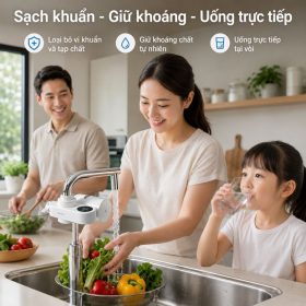 Thiết bị lọc nước lắp tại vòi Misubishi Cleansui EF102 - CSP801E