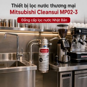 Thiết bị lọc nước thương mại Mitsubishi Cleansui MP02-3 - Đẳng cấp lọc nước Nhật Bản