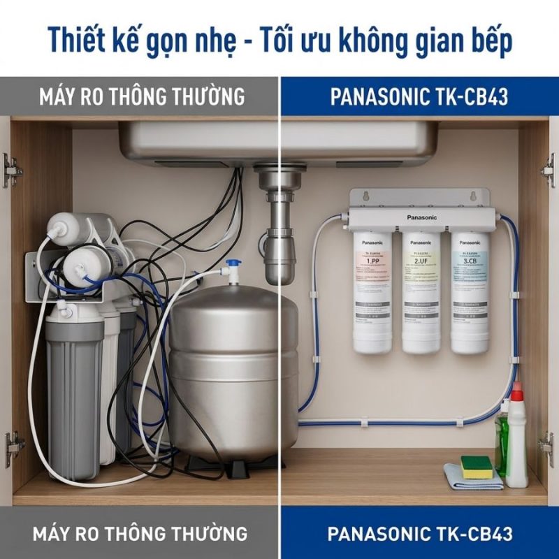 Máy lọc nước UF Panasonic TK-CB430 ZEX