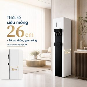 Thiết kế siêu mỏng 26cm - Tối ưu không gian sống
