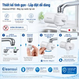 Thiết bị lọc nước lắp tại vòi Misubishi Cleansui EF102 - CSP801E