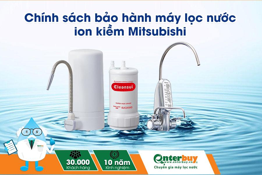 Chính sách bảo hành máy lọc nước ion kiềm Mitsubishi