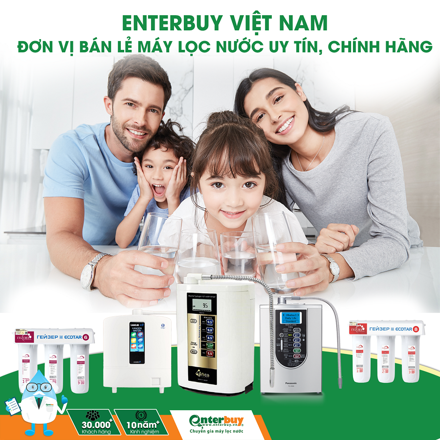 Enterbuy với hơn 30 ngàn khách hàng thường xuyên sử dụng dịch vụ tại Hà Nội và TPHCM có mặt hầu khắp các nguồn nước trong khu vực.