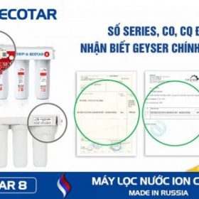Máy lọc nước Ion Canxi Geyser Ecotar 8