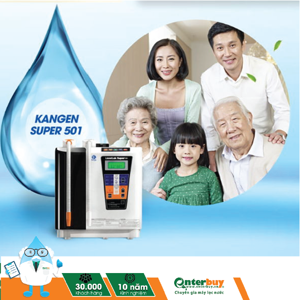Nước Kangen tốt cho sức khỏe gia đình bạn, chống lão hóa cho người già