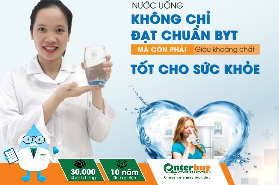 Phòng chuyên gia nước Enterbuy giúp tư vấn giải pháp máy lọc nước tốt cho sức khỏe