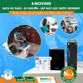 Dịch vụ tháo - Di chuyển - Lắp máy lọc nước Enterbuy E-Moving