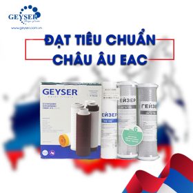 Bộ 3 lõi lọc nước 123 EuroAqua B thay lõi máy RO nhập khẩu châu Âu