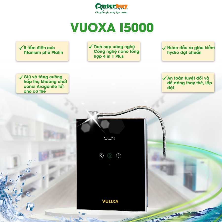 Vouxa i5000 - một trong những sản phẩm máy lọc nước bán chạy nhất tại EnterBuy