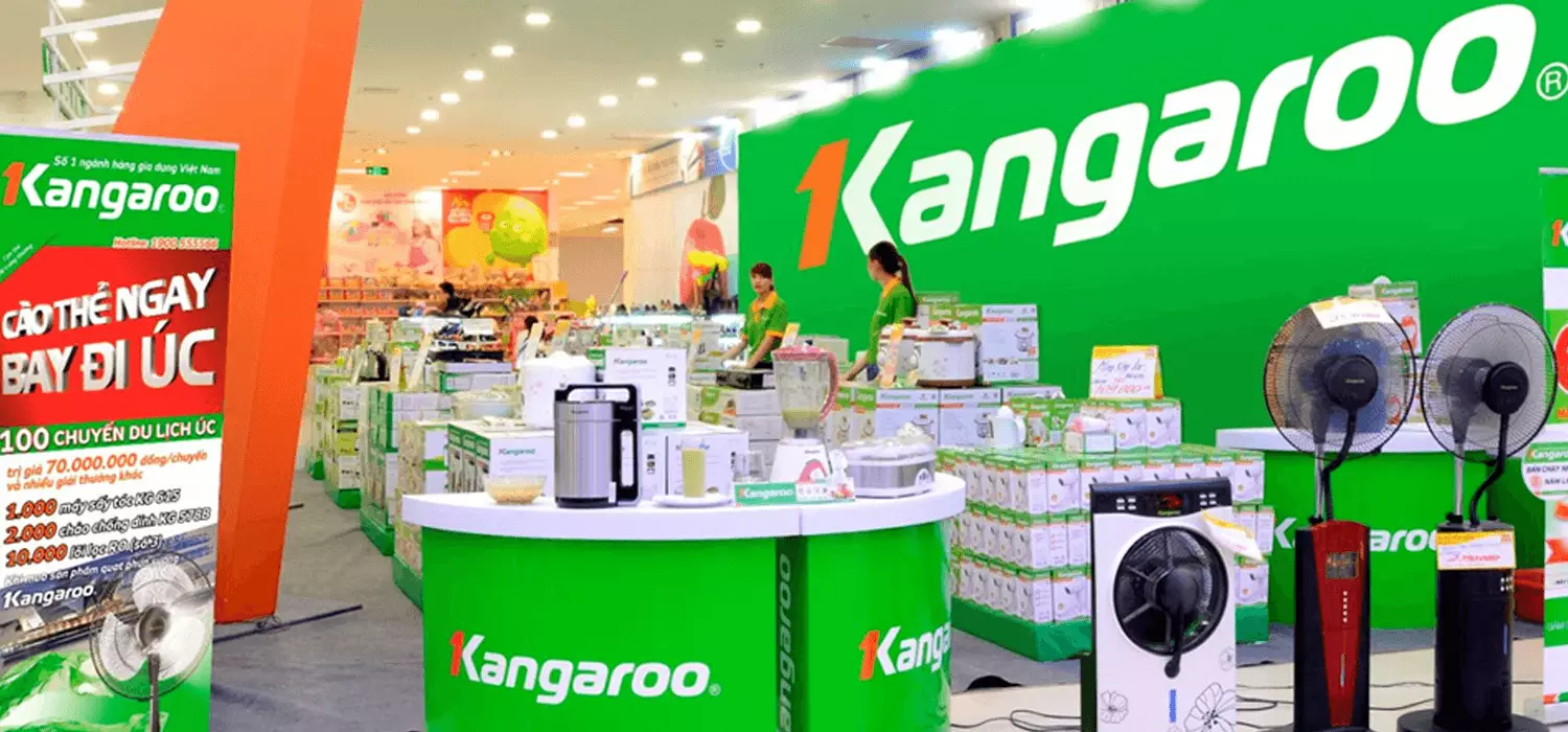 Kangaroo là thương hiệu được tin dùng nhiều năm nay tại Việt Nam