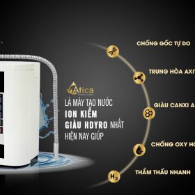 Máy lọc nước ion kiềm giàu Hydro Atica Maxell MHY-AWS5 – Phiên bản Quốc Tế