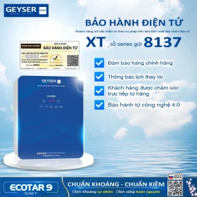 Máy lọc nước ion kiềm giàu hydro Geyser Ecotar 9 Slim T