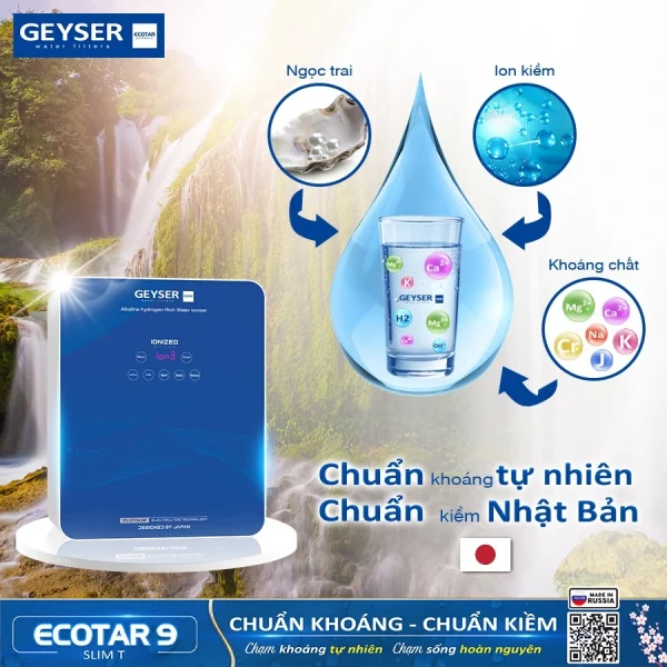 Geyser Ecotar 9 Slim T giúp cơ thể chống các gốc tự do gây hại