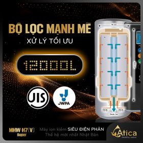 Máy lọc nước ion kiềm Siêu Điện Phân Atica SUPER MHW-H7(V)