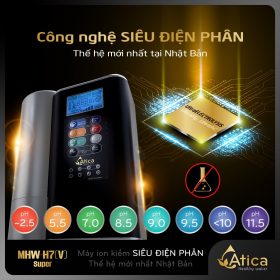 Máy lọc nước ion kiềm Siêu Điện Phân Atica SUPER MHW-H7(V)
