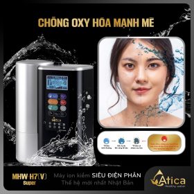 Máy lọc nước ion kiềm Siêu Điện Phân Atica SUPER MHW-H7(V)