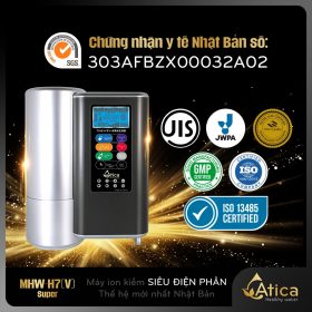 Máy lọc nước ion kiềm Siêu Điện Phân Atica SUPER MHW-H7(V)