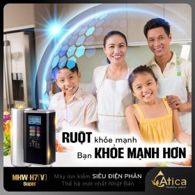 Máy lọc nước ion kiềm Siêu Điện Phân Atica SUPER MHW-H7(V)
