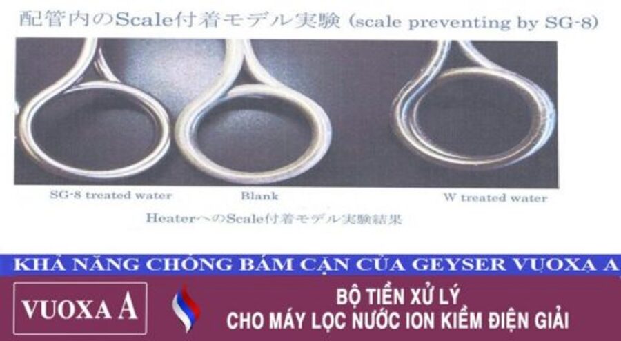 Khả năng chống bám cặn được kiểm chứng tại Nhật Bản