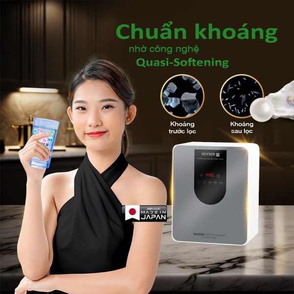 Công nghệ Quasi-Softening giữ khoáng tự nhiên dễ hấp thụ cho cơ thể