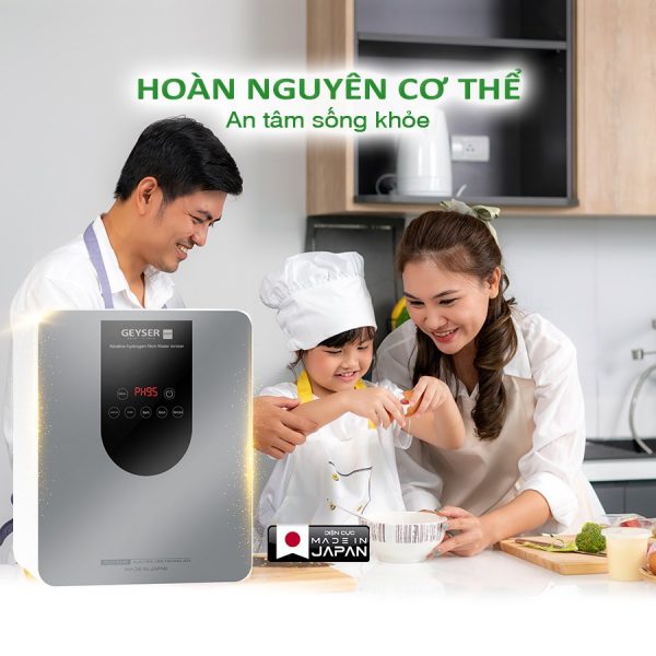 Chăm sóc cơ thể toàn diện với nước ion kiềm