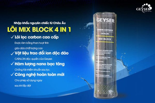 Lõi lọc nước Geyser Mix Block CBC 0.6