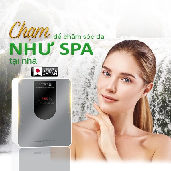 Ecotar 9 Pro tạo nước pH cân bằng để chăm sóc da tại nhà