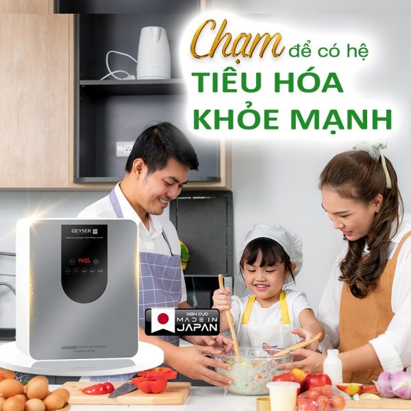 Nước kiềm giúp tăng cường sức khỏe hệ tiêu hóa