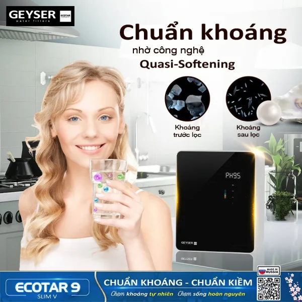 Công nghệ Quasi-Softening giúp giữ khoáng chọn lọc