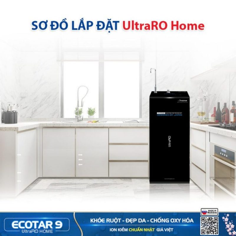 Máy lọc nước ion kiềm Geyser Ecotar 9 UltraRO Home