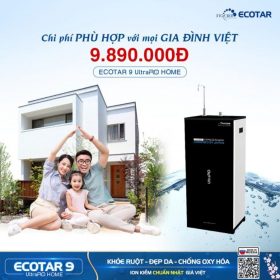 Máy lọc nước ion kiềm Geyser Ecotar 9 UltraRO Home
