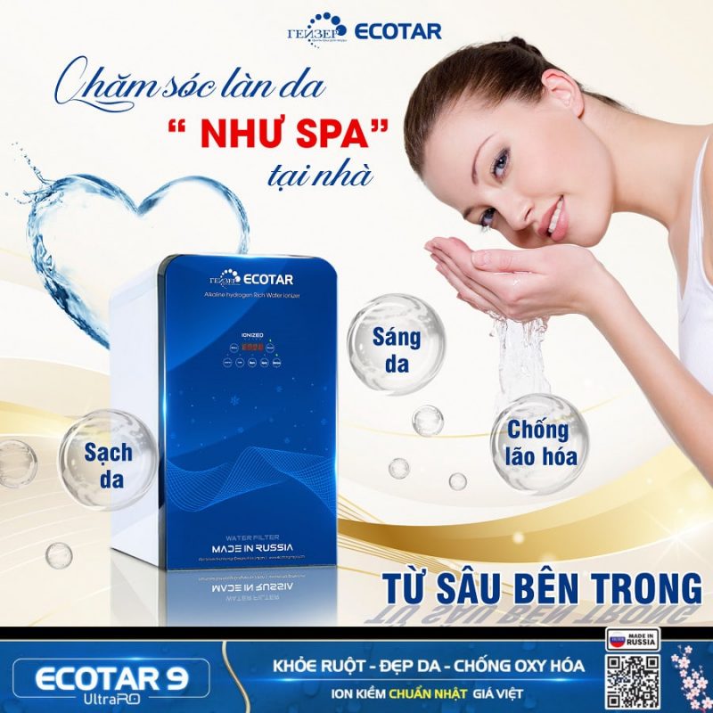 Máy lọc nước ion kiềm Geyser Ecotar 9 UltraRO